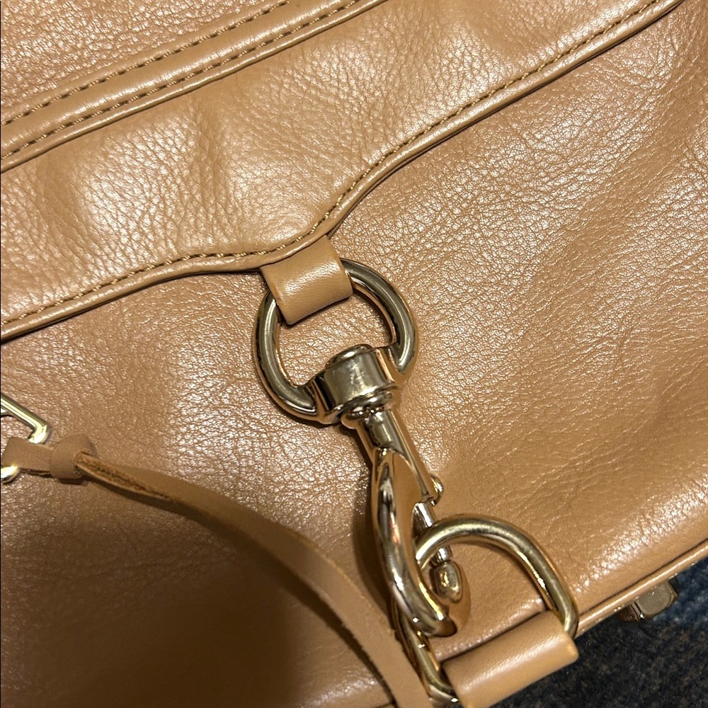 Rebecca Minkoff Camel Leather Crossbody Bag - Picture 3 of 14